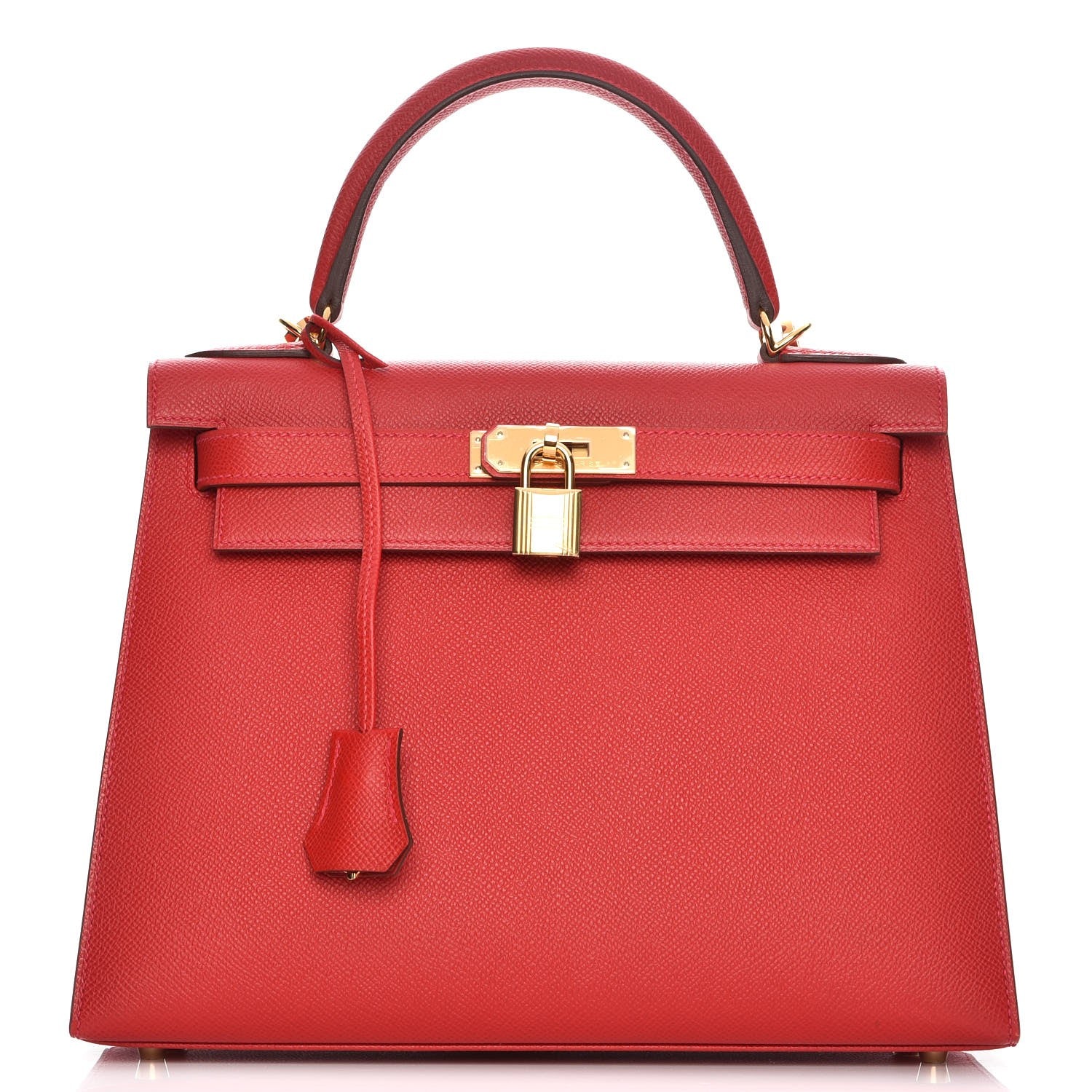 Hermes Epsom Kelly Sellier 28 Rouge Casaque 1 of 33