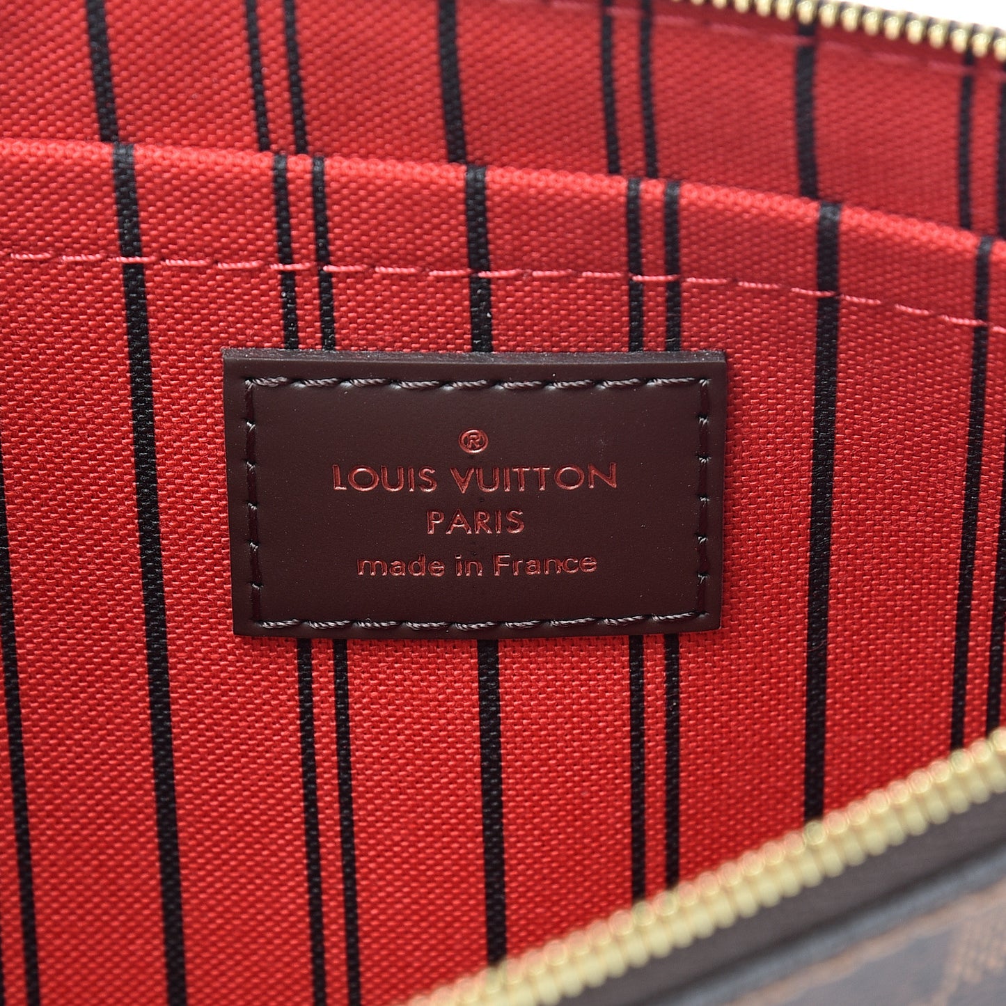 Damier Ebene Neverfull MM GM Pochette