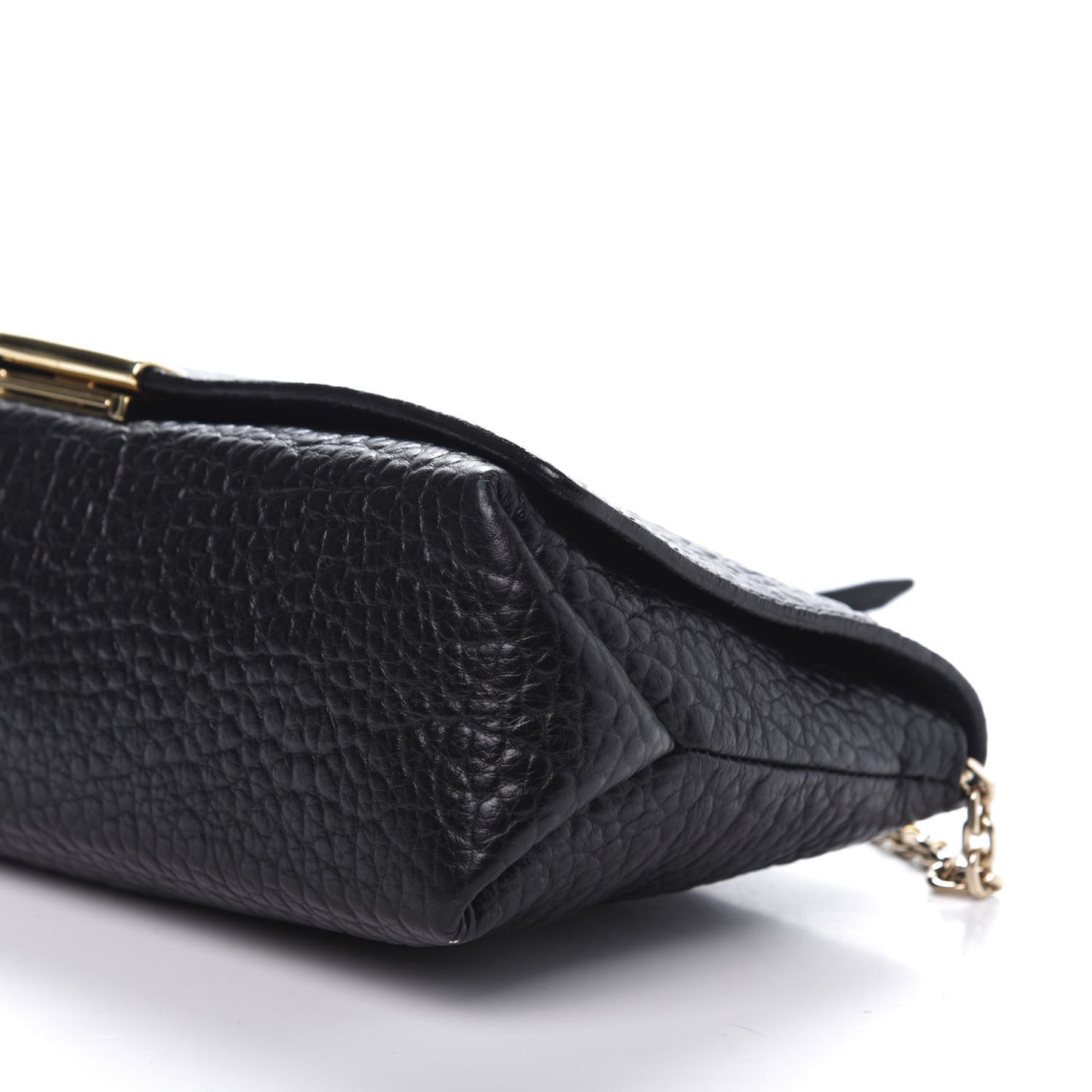 Signature Grain Medium Mildenhall Crossbody Bag Black