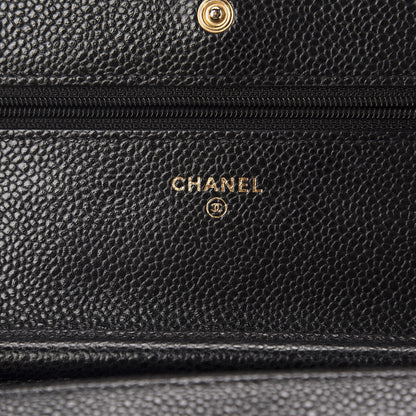 Chanel Caviar Quilted Wallet On Chain WOC Black 7 of 11