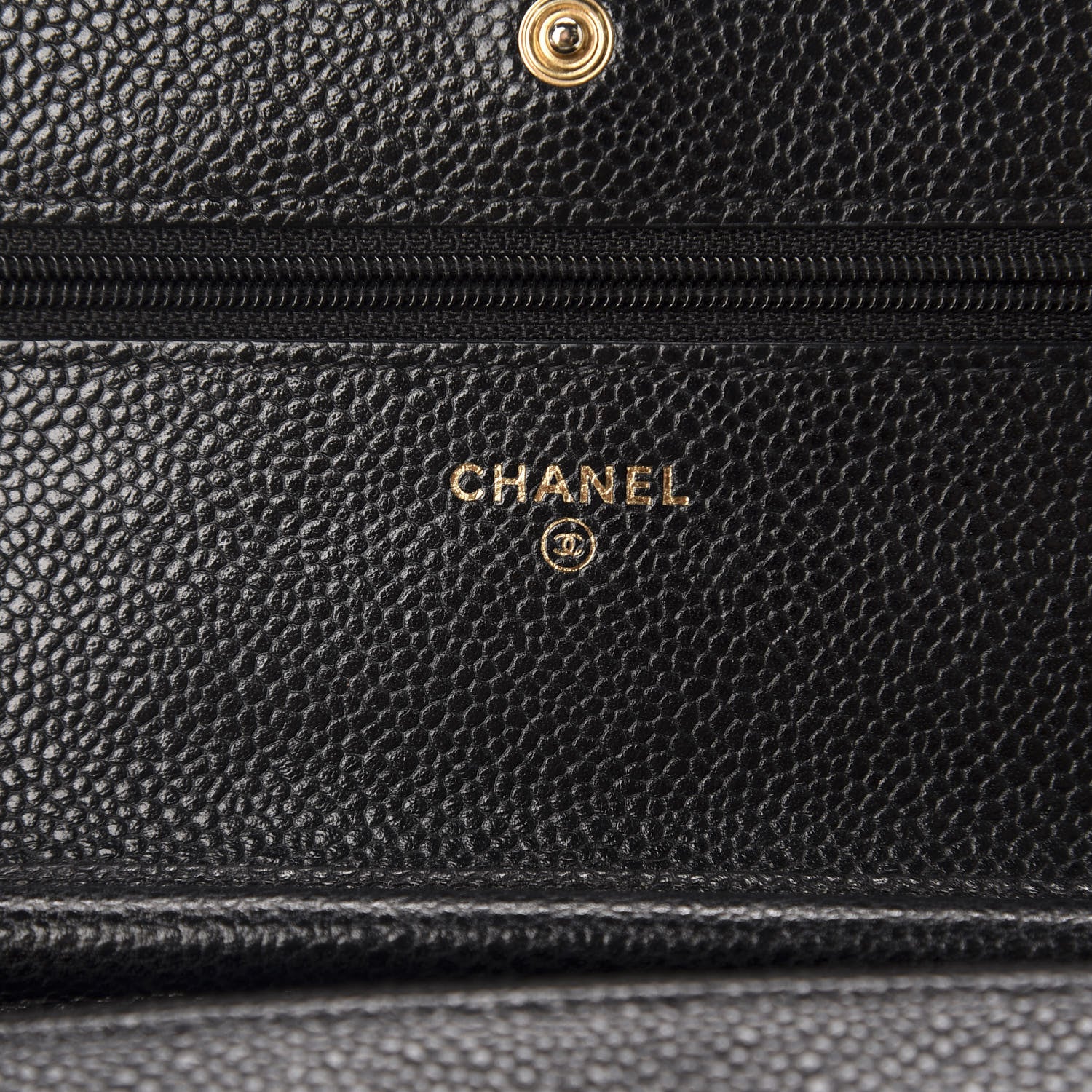 Chanel Caviar Quilted Wallet On Chain WOC Black 7 of 11