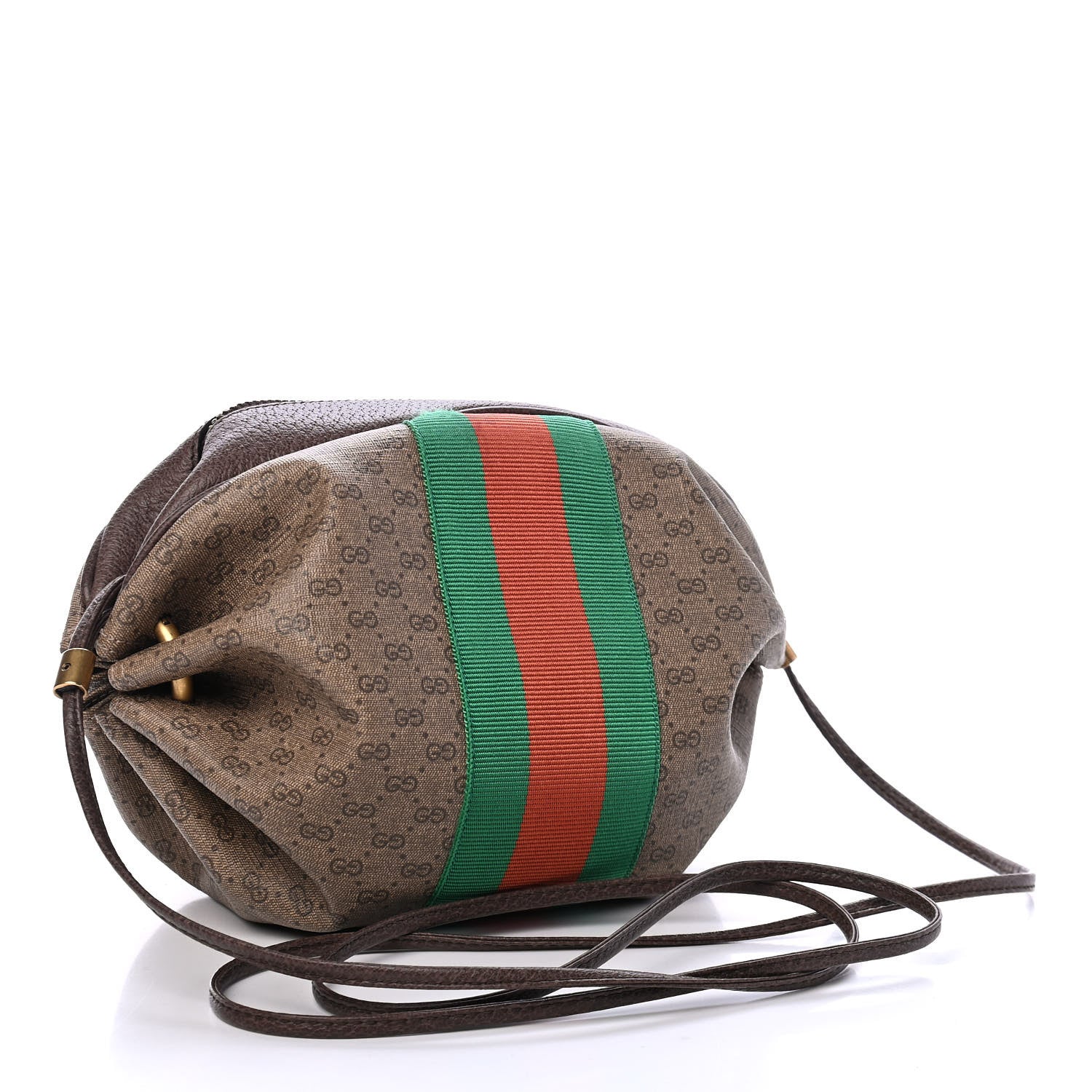 Gucci Mini Vintage GG Supreme Monogram Web Butterfly New Candy Crossbody Beige New Acero 2 of 4