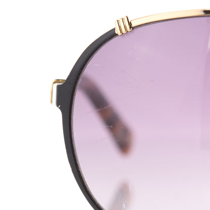 Christian Dior Chicago 2 Aviator Sunglasses Gold Grey 7 of 7