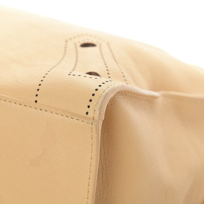 Balenciaga Calfskin Blackout Hardware Perforated City Beige Ocre 10 of 18