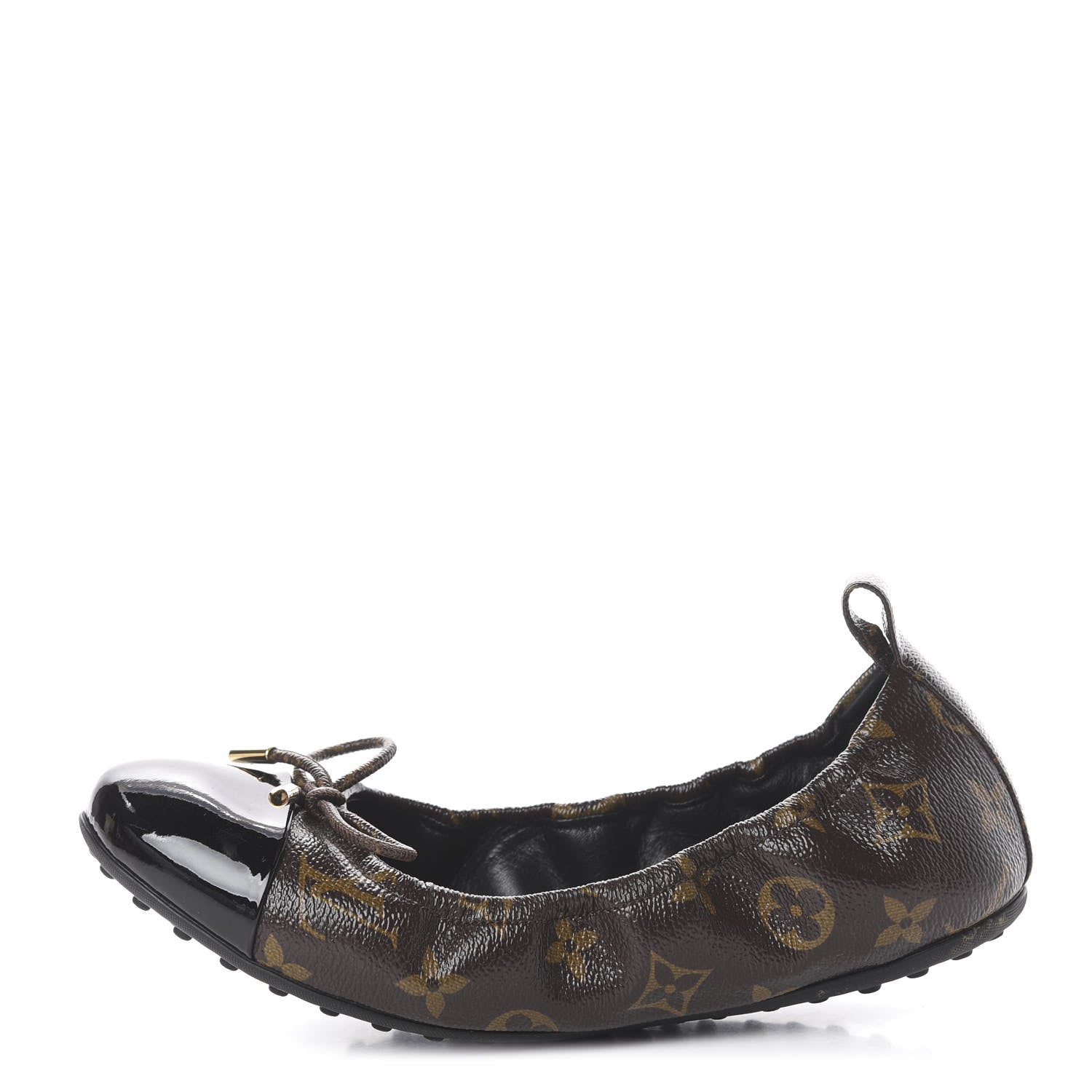 Louis Vuitton Monogram Flirty Ballerina Flats 38 Black 1 of 7