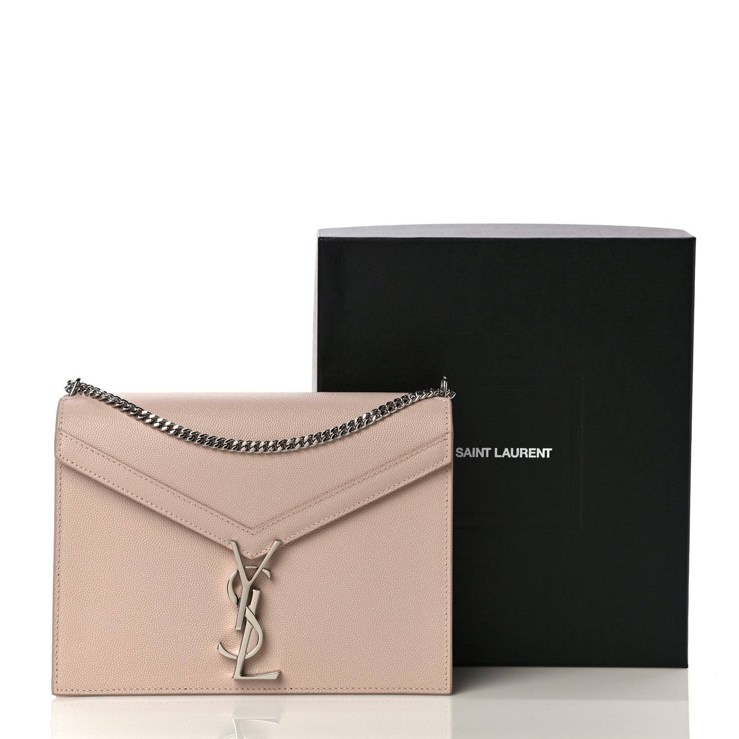 Grain De Poudre Monogram Cassandra Clasp Bag Marble Pink