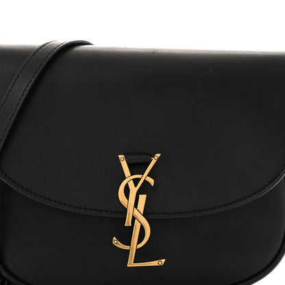 Saint Laurent Smooth Calfskin Monogram Medium Kaia Satchel Black 9 of 18