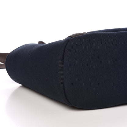 Hermes Toile Sac De Pansage Groom Bleu Navy Feu 7 of 9
