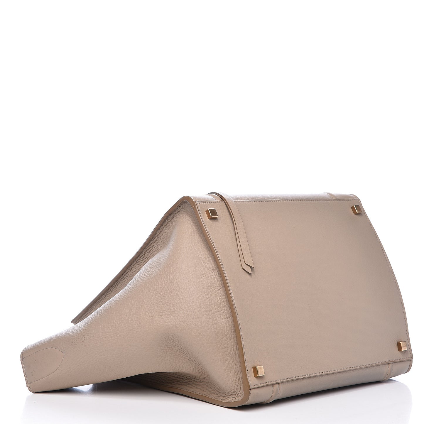 Supple Calfskin Medium Phantom Luggage Beige