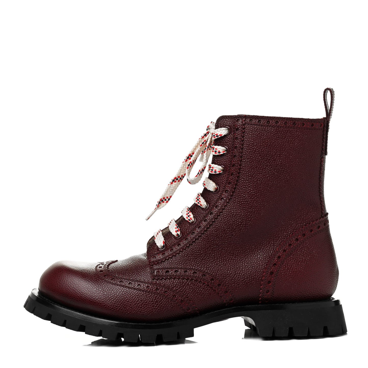 Grained Calfskin Mens Arley Boots 10.5 Burgundy