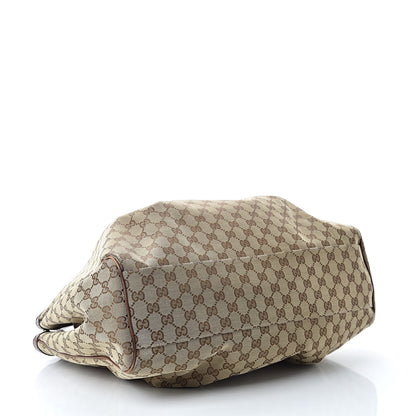 Gucci Monogram Large Sukey Tote Brown 4 of 19