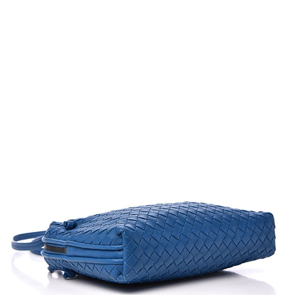 Bottega Veneta Nappa Intrecciato Nodini Crossbody Messenger Blue 3 of 9