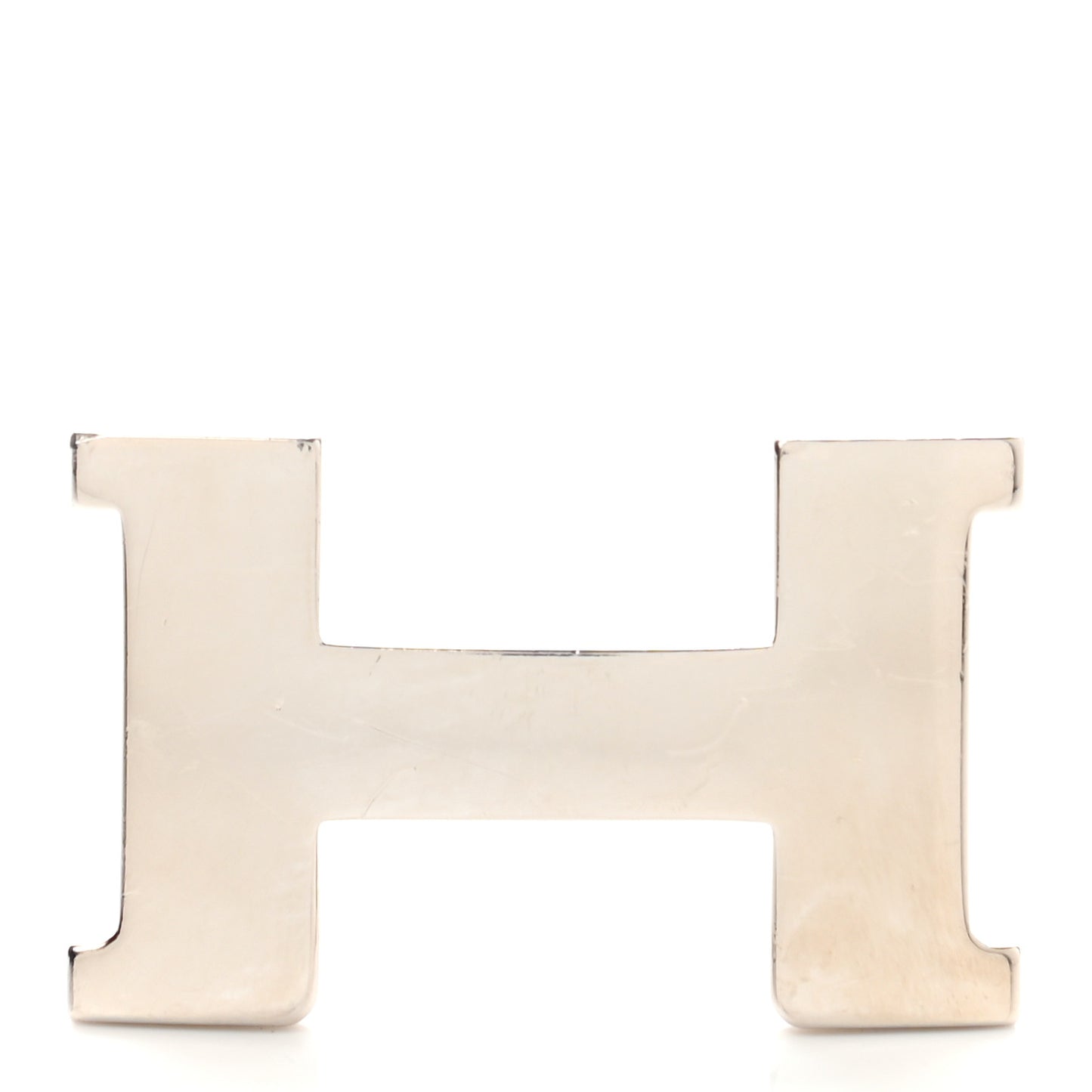 Polished Palladium Constance 24mm Belt Buckle Silver