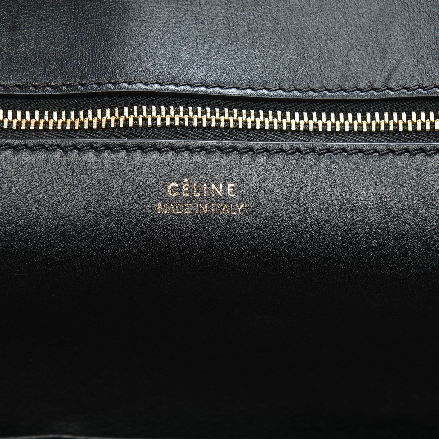 Celine Smooth Calfskin Large Tie Knot Tote Black 6 of 8