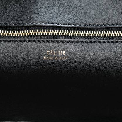 Celine Smooth Calfskin Large Tie Knot Tote Black 6 of 8