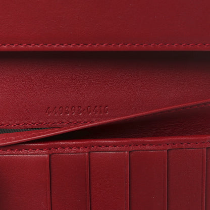 Gucci Microguccissima Continental Flap Wallet Red 7 of 8