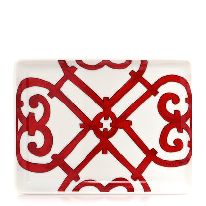 Hermes Porcelain Balcon du Guadalquivir Sushi Plate 1 of 8