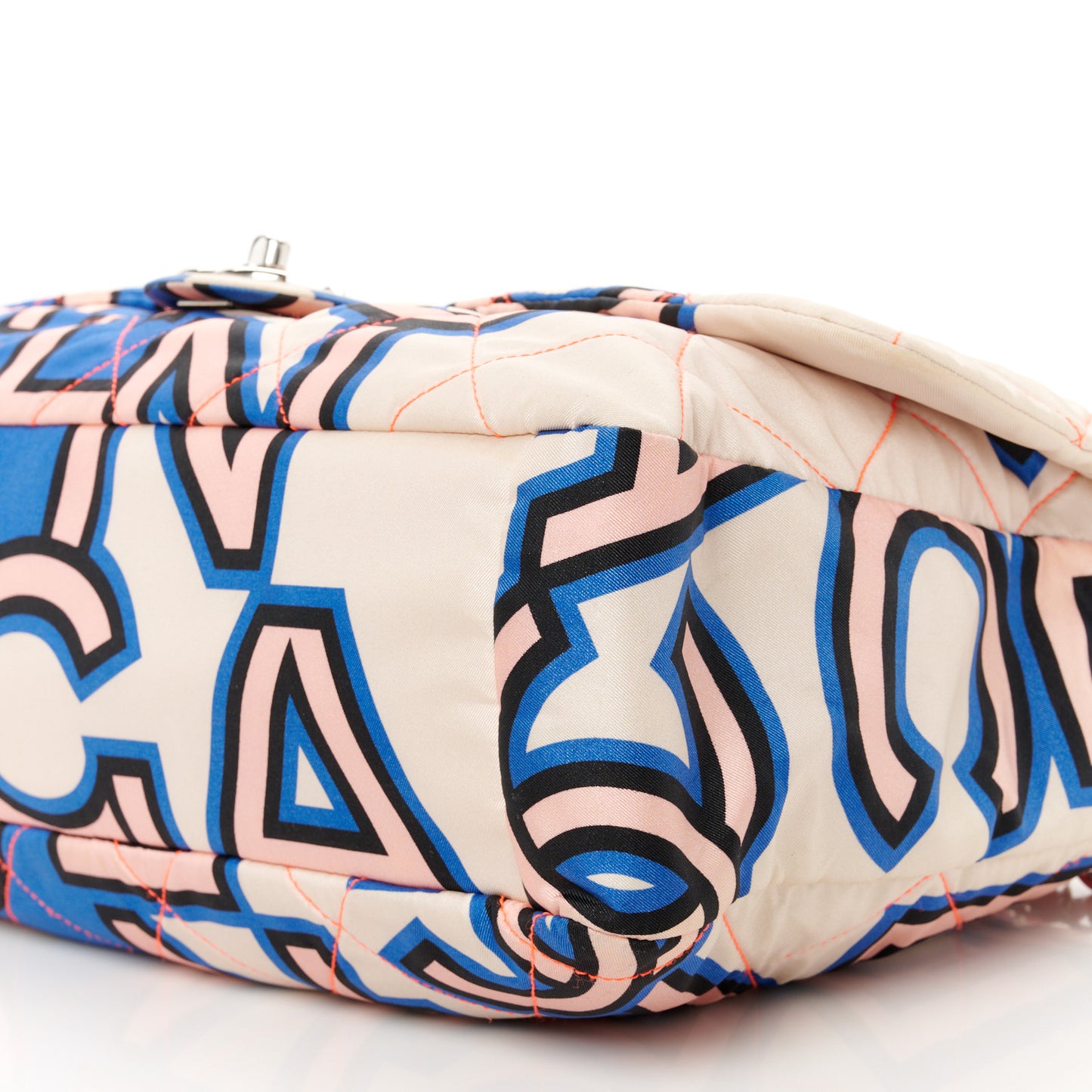 Nylon Printed Maxi Flap Multicolor