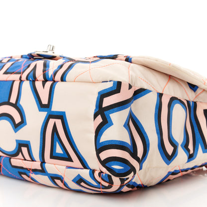Chanel Nylon Printed Maxi Flap Multicolor 10 of 10
