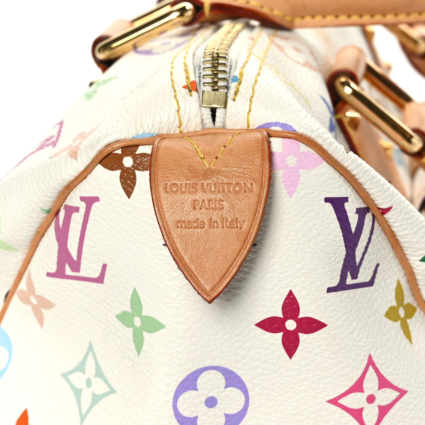Monogram Multicolor Speedy 30 White