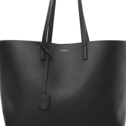 Saint Laurent Calfskin Large Shopping Tote Black 9 of 11