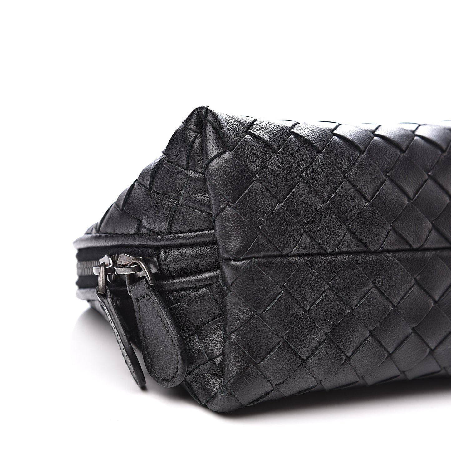 Nappa Intrecciato Cosmetic Case Black