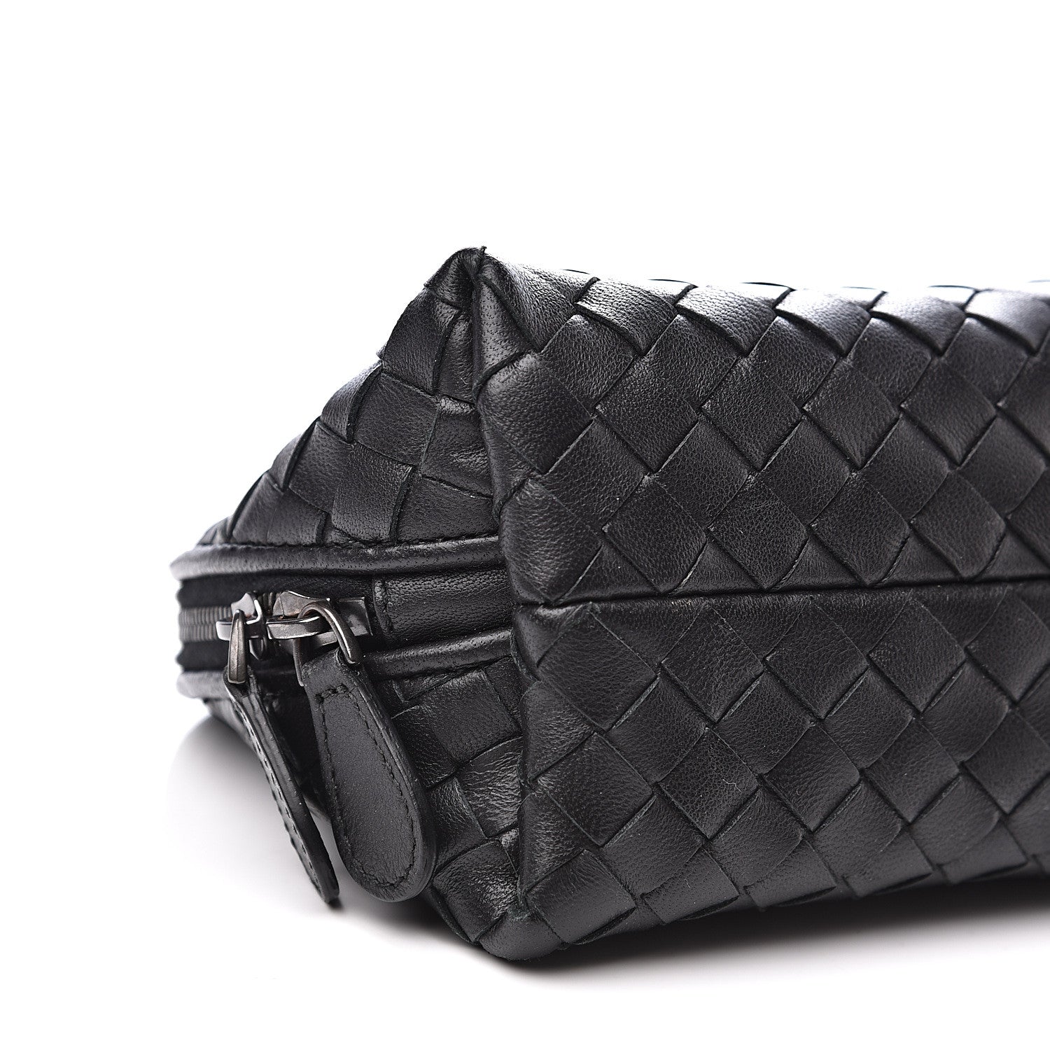 Bottega Veneta Nappa Intrecciato Cosmetic Case Black 7 of 8