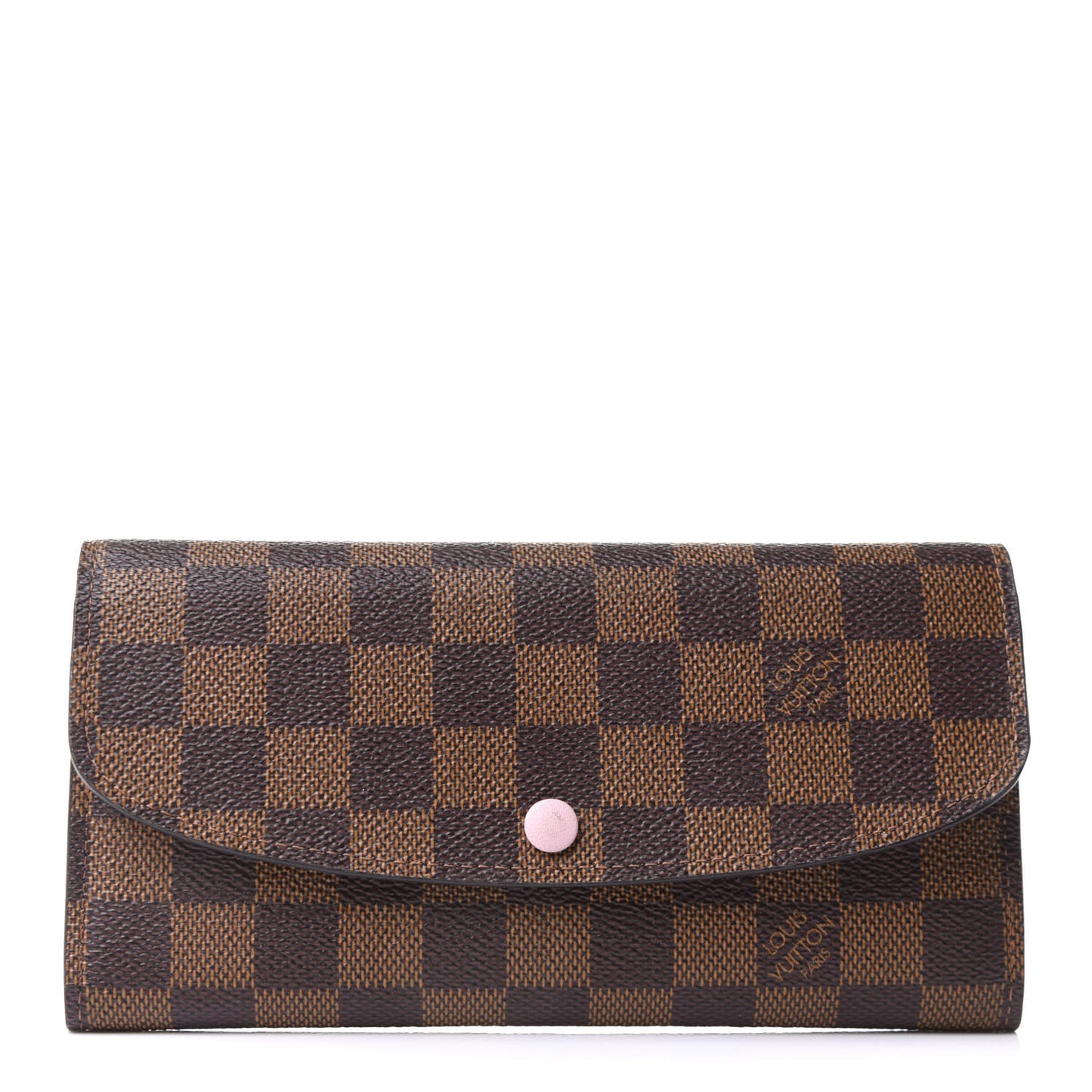Damier Ebene Emilie Wallet Rose Ballerine