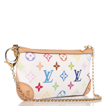 Louis Vuitton Monogram Multicolor Pochette Milla MM White 3 of 8