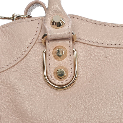 Balenciaga Chevre Gold Metallic Edge Hardware Mini City Rose Aubepine Bois de Rose 8 of 9