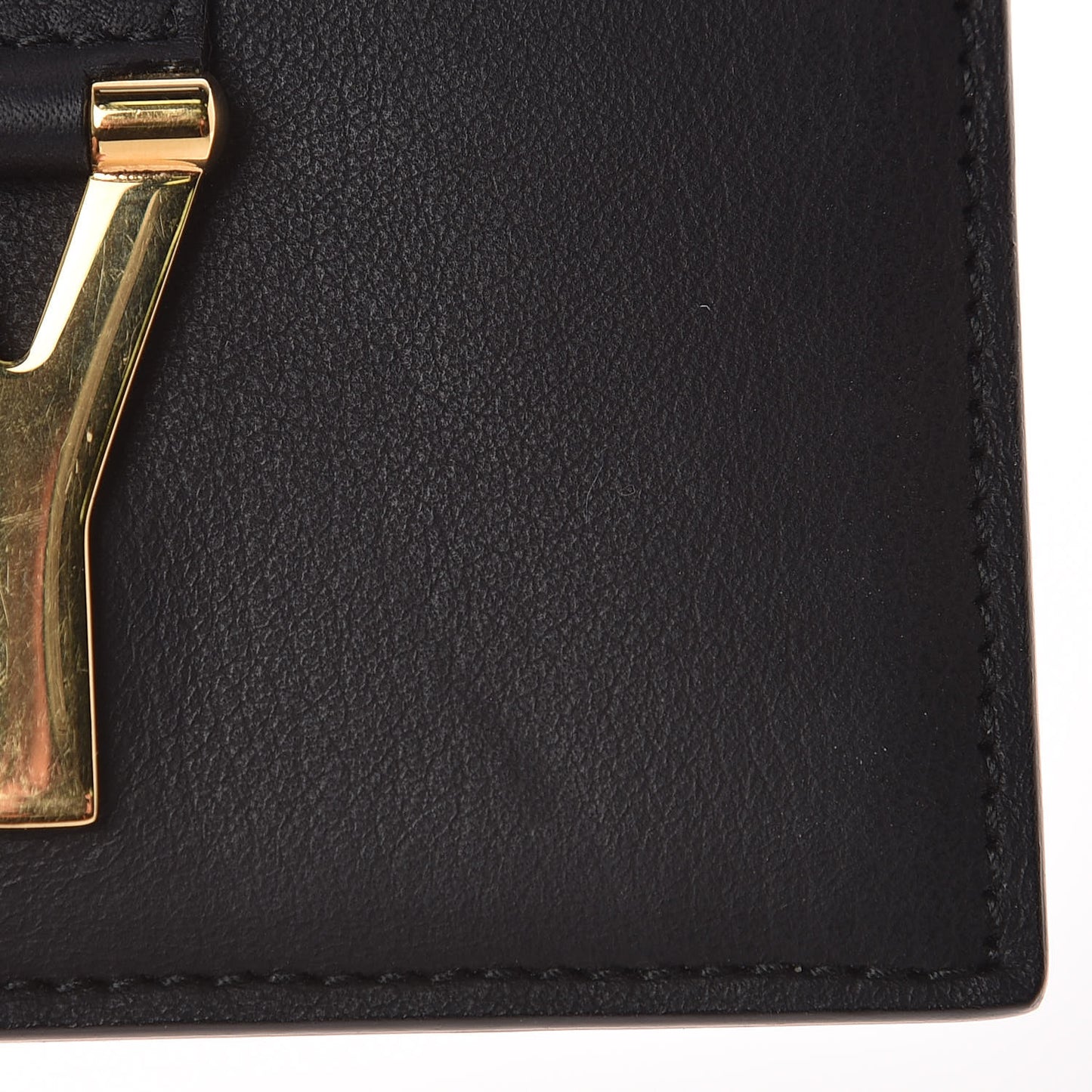 Calfskin Classic Y Card Case Black
