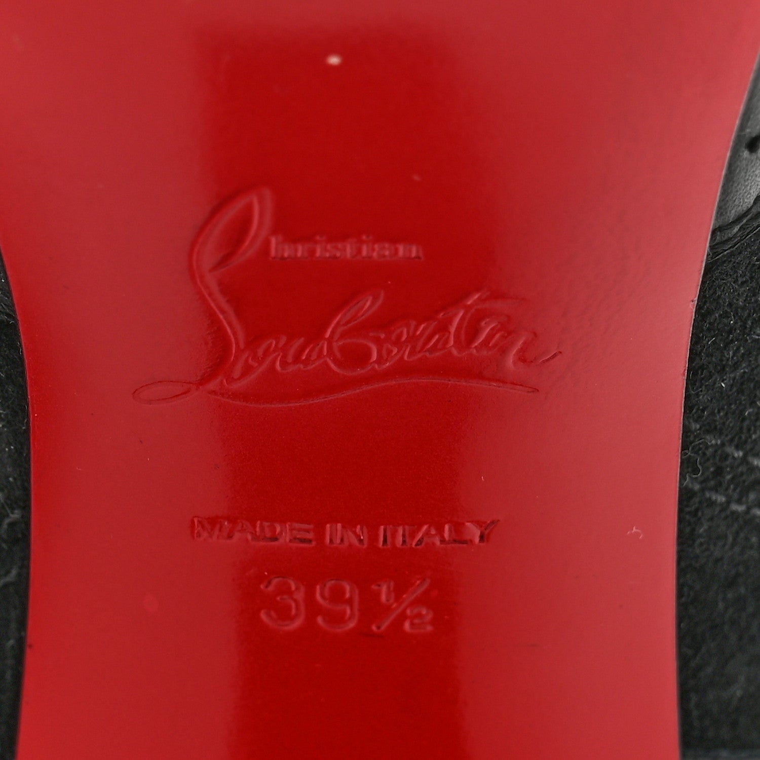 Christian Louboutin Calfskin Veau Velours Santia Botta 85 Tall Boots 39.5 Black 6 of 8