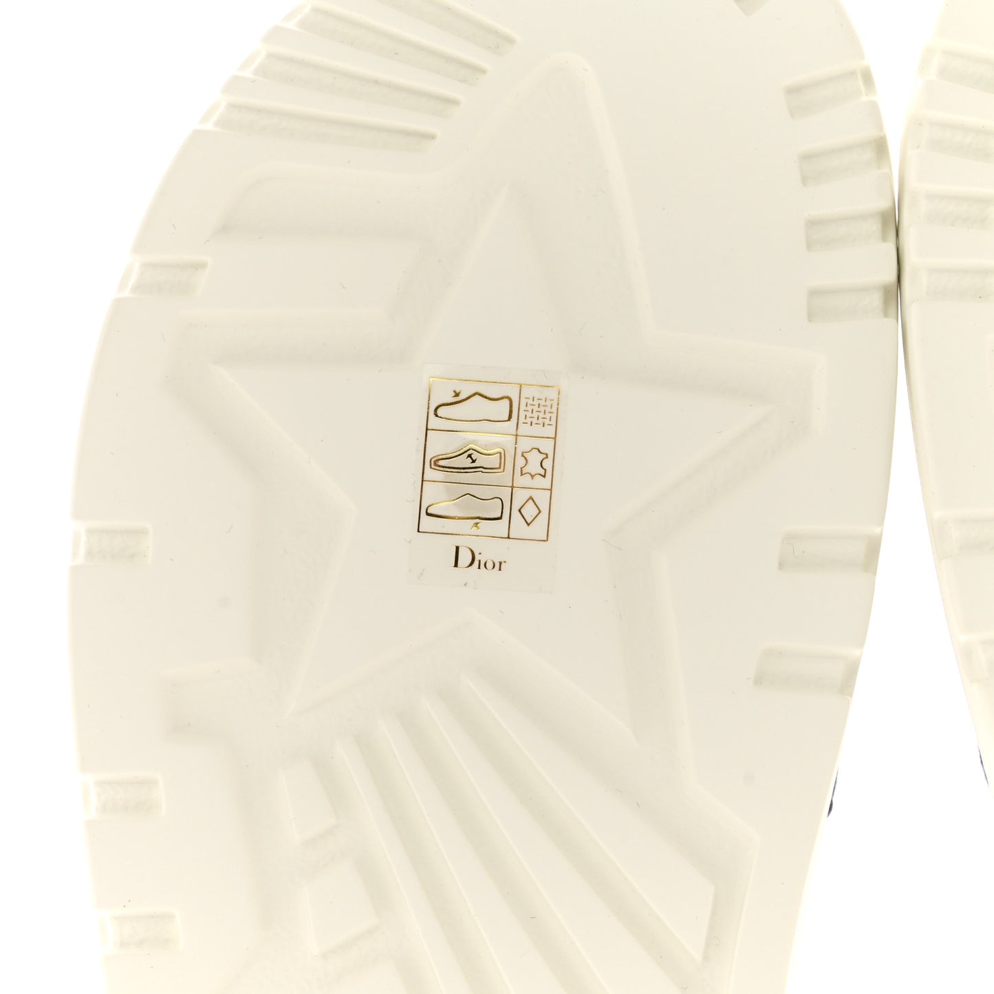 Canvas D-Constellation Embroidered Dway 10mm Slide Sandals 39 White Multicolor