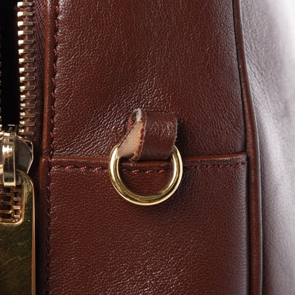 Marc Jacobs Leather Frankie Zip Handbag Chestnut 11 of 16