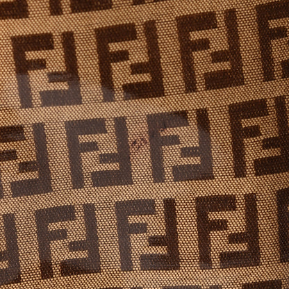 Fendi Vinyl Zucchino Shoulder Bag Tobacco 8 of 13
