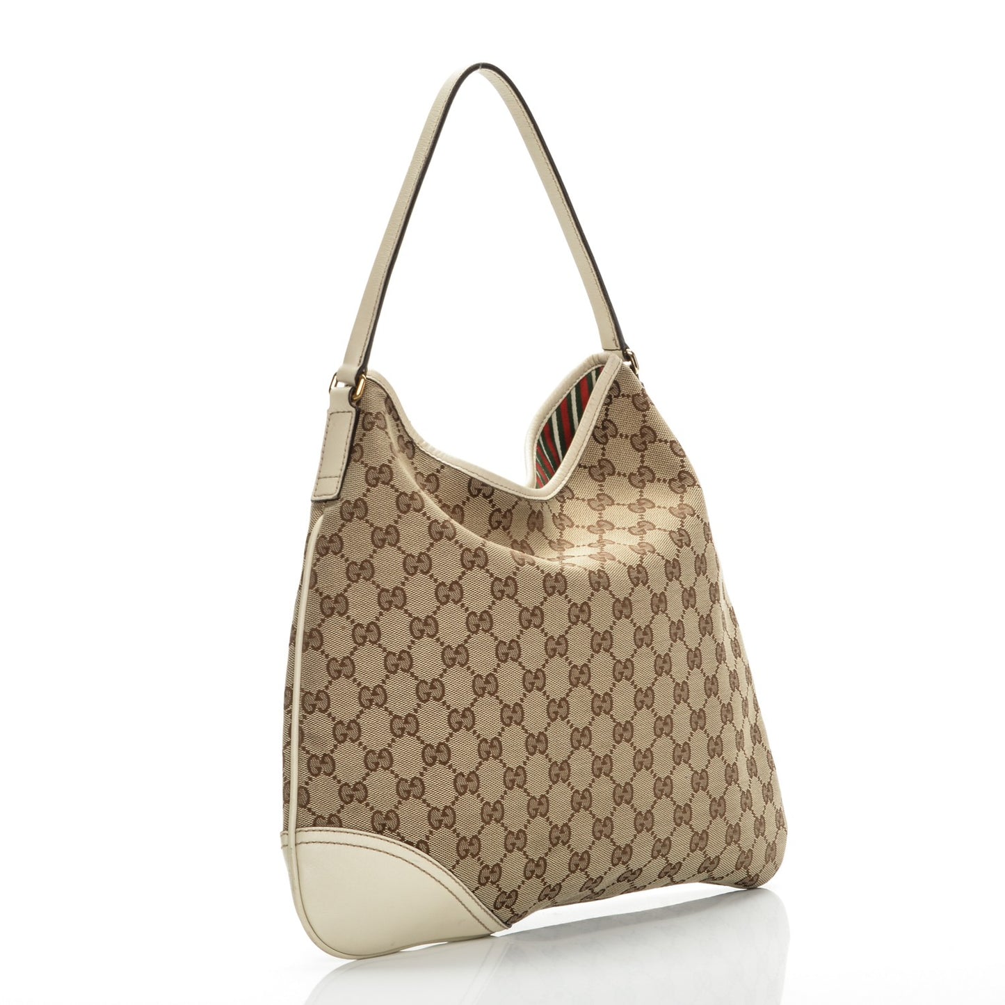 Monogram Medium New Britt Hobo Off White