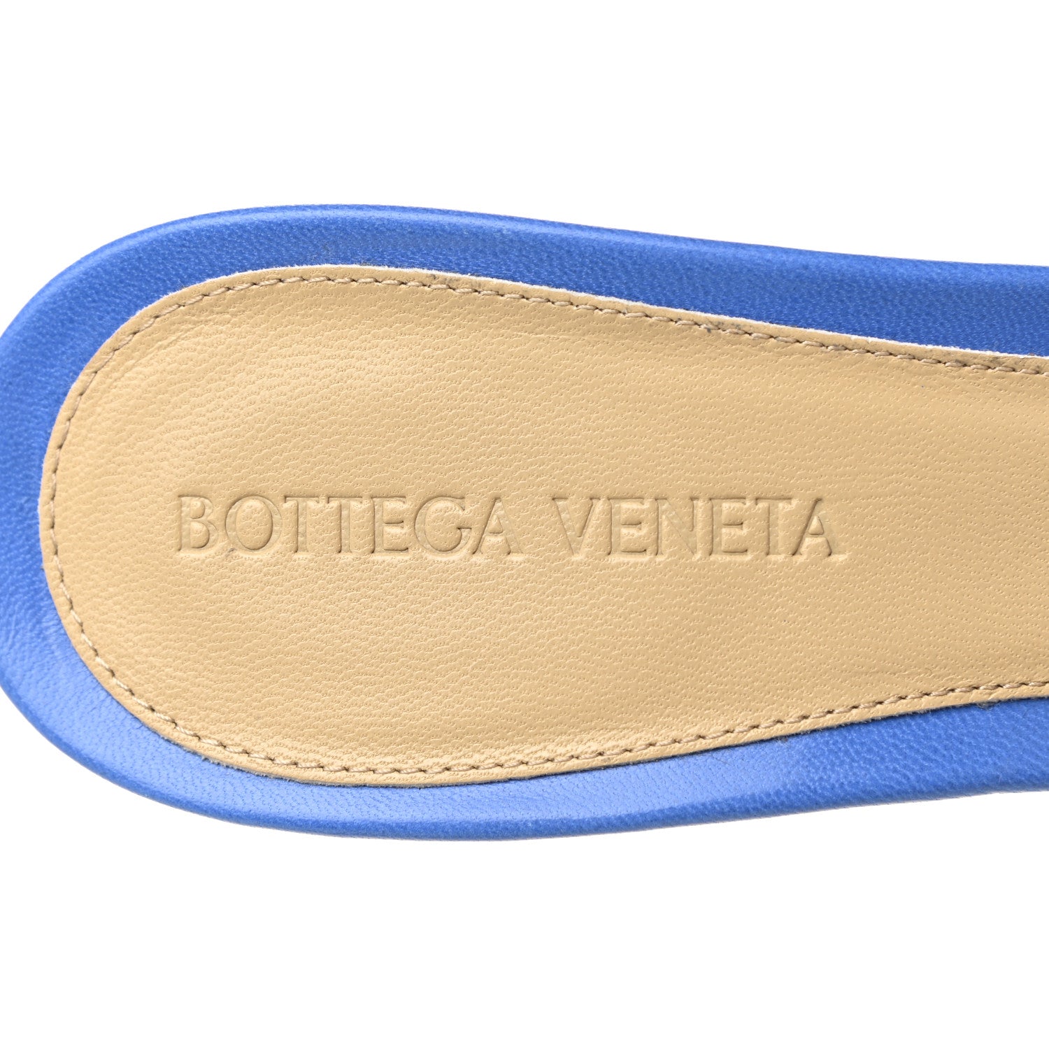 Bottega Veneta Lambskin Stretch Mule Sandals 39 Aquarium 8 of 8