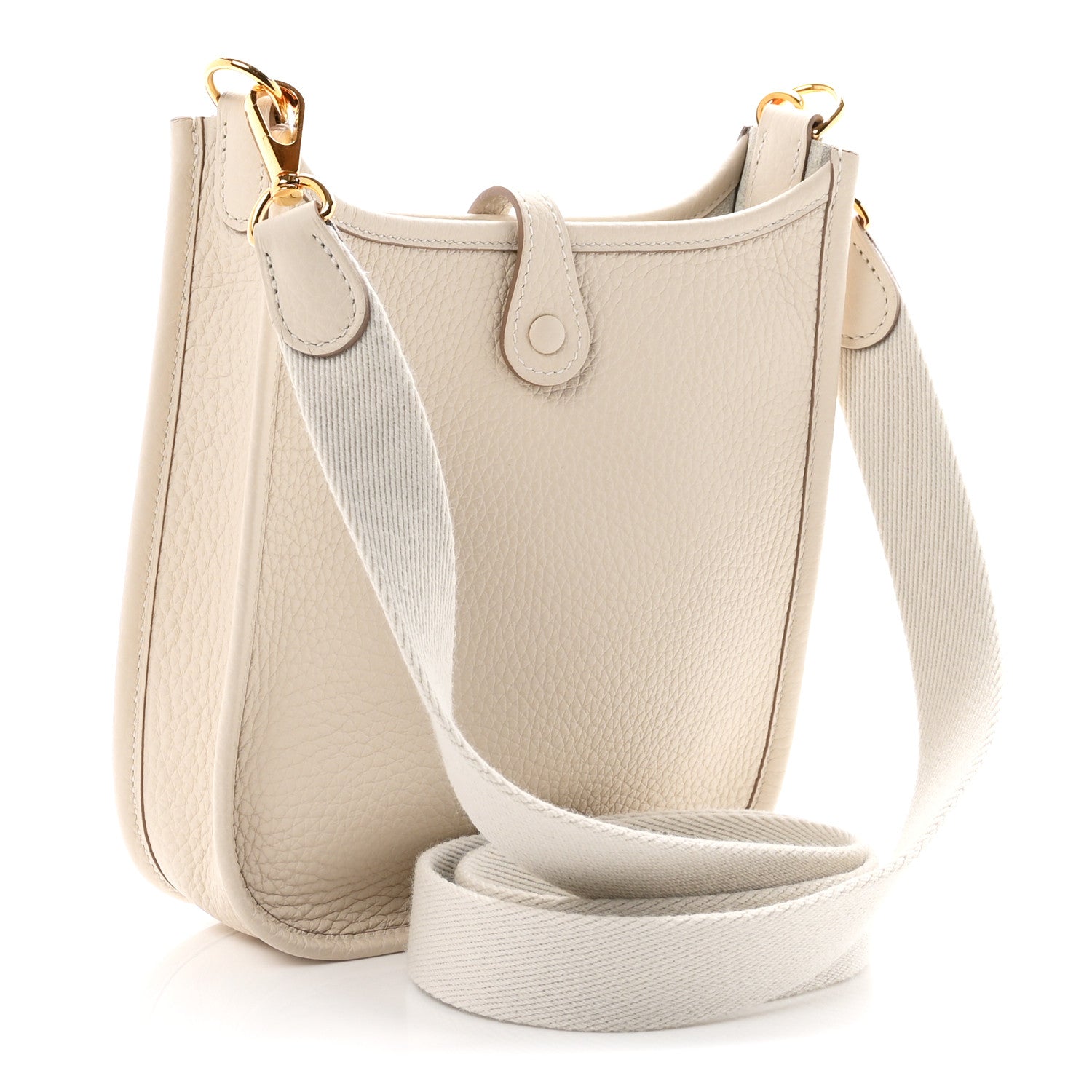 Hermes Taurillon Clemence Evelyne TPM Craie 2 of 10