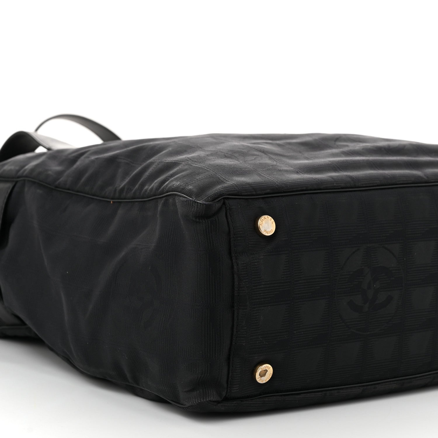 Chanel Nylon Large Travel Tote Black 9 of 14