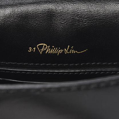 3.1 Phillip Lim 3.1 Calfskin Alix Soft Flap Clutch Black 6 of 11