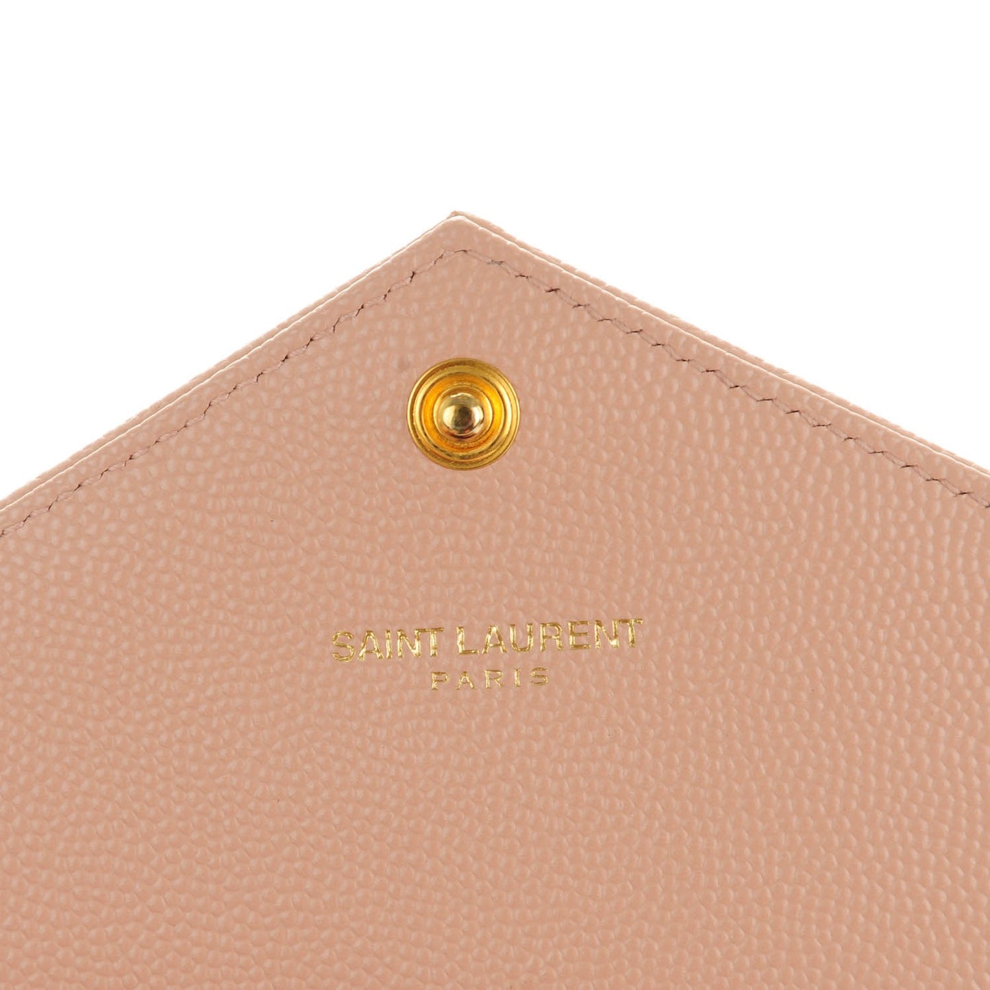 Grain De Poudre Matelasse Chevron Monogram Wallet Pale Blush