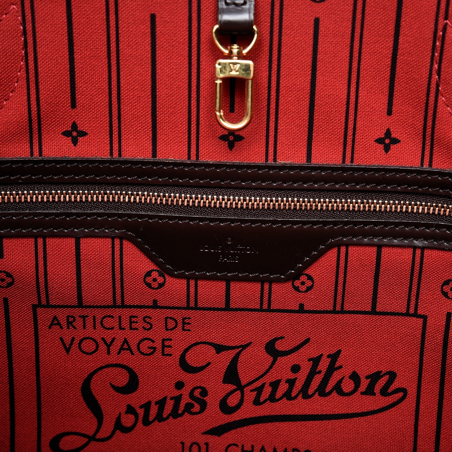 Louis Vuitton Damier Ebene Neverfull MM 6 of 11