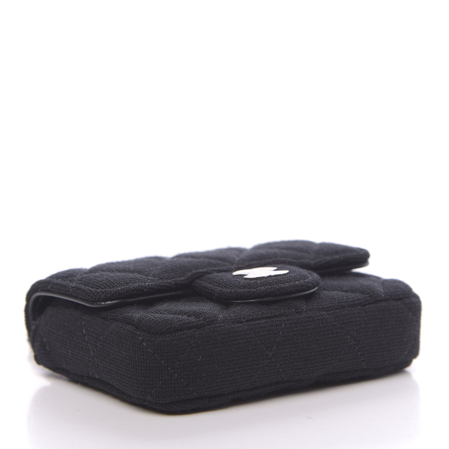 Chanel Jersey Quilted Belt Bag Black 4 of 12