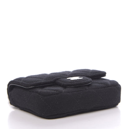 Chanel Jersey Quilted Belt Bag Black 4 of 12