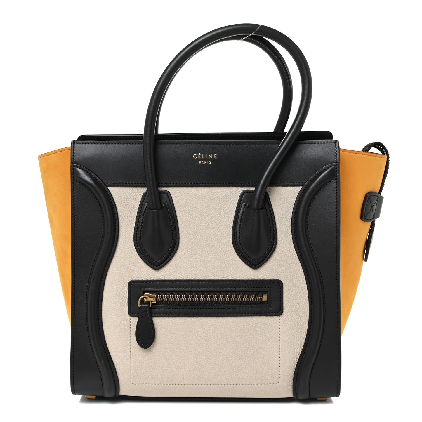 Baby Grained Calfskin Nubuck Micro Tri-Color Luggage Desert