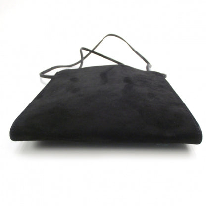 Hermes Veau Doblis Suede Sac Onimetou Black 4 of 8