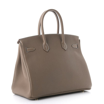 Hermes Togo Birkin 35 Etoupe 3 of 38