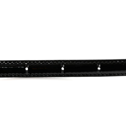 Gucci Patent Double G Thin Belt 105 42 Black 3 of 6