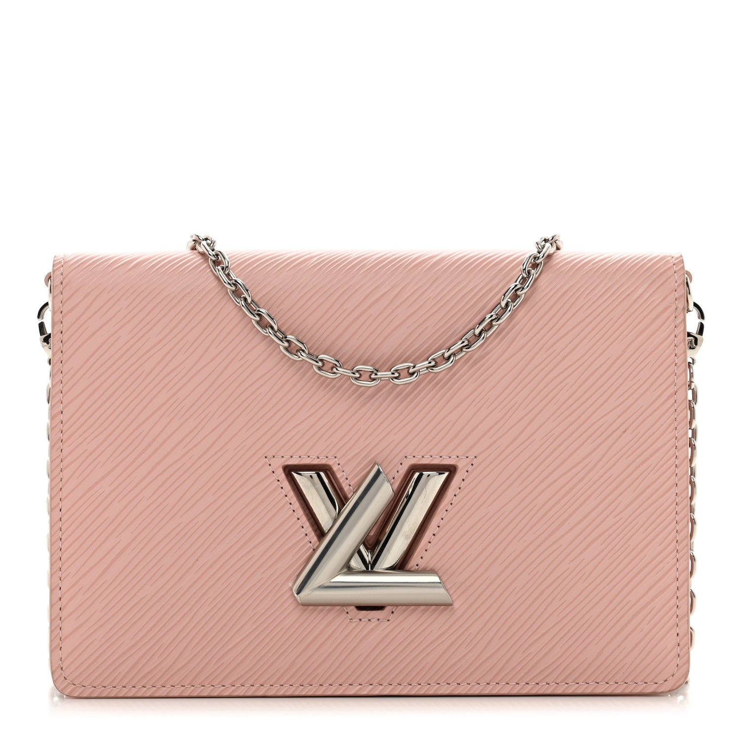Louis Vuitton Epi Twist Belt Chain Wallet Rose Ballerine 1 of 11