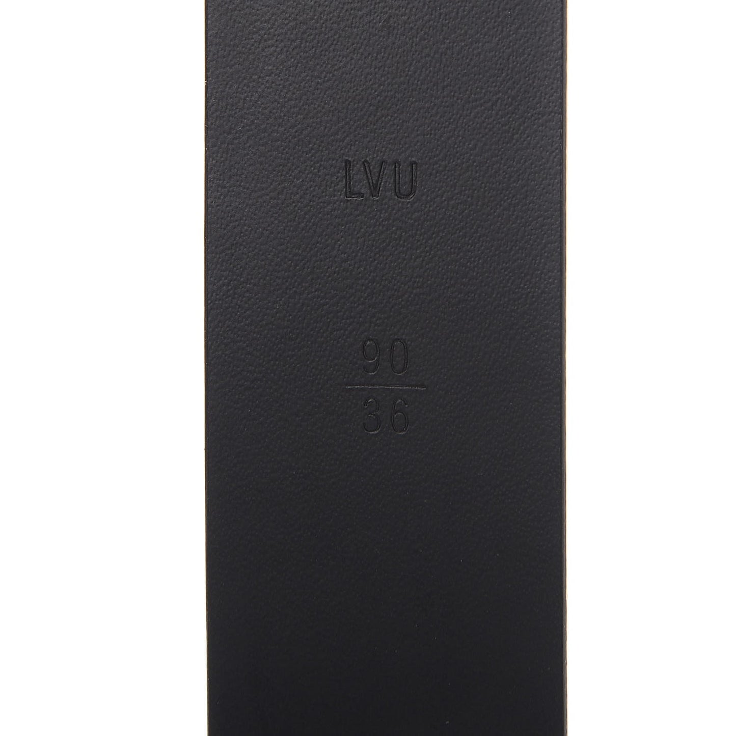 Calfskin 30mm Neogram LV Belt 90 36 Black